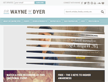 Tablet Screenshot of drwaynedyer.com